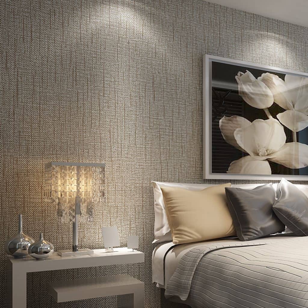 Modern Textured Wallpaper For Bedroom - Bedroom Textured Wallpaper Ideas - HD Wallpaper 