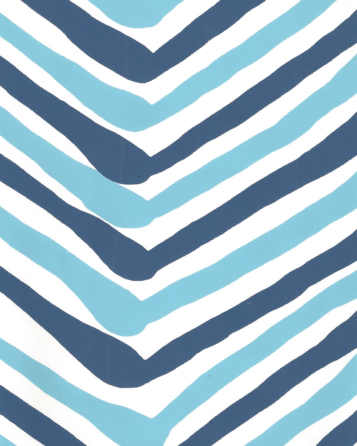 Quadrille Zig Zag Multicolor Wallpaper New Blue Navy - Pattern - HD Wallpaper 