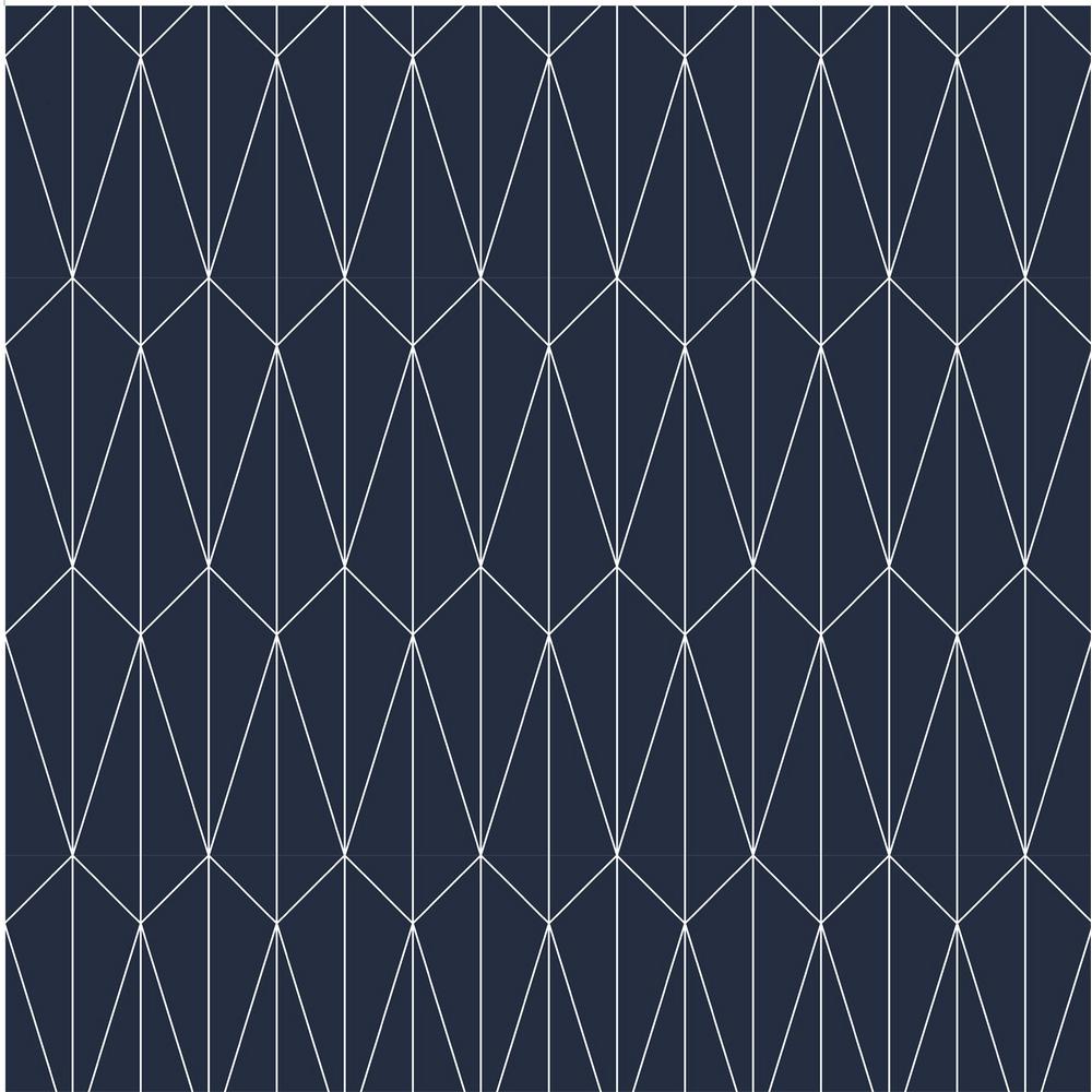 Art Deco Wallpaper Navy - HD Wallpaper 