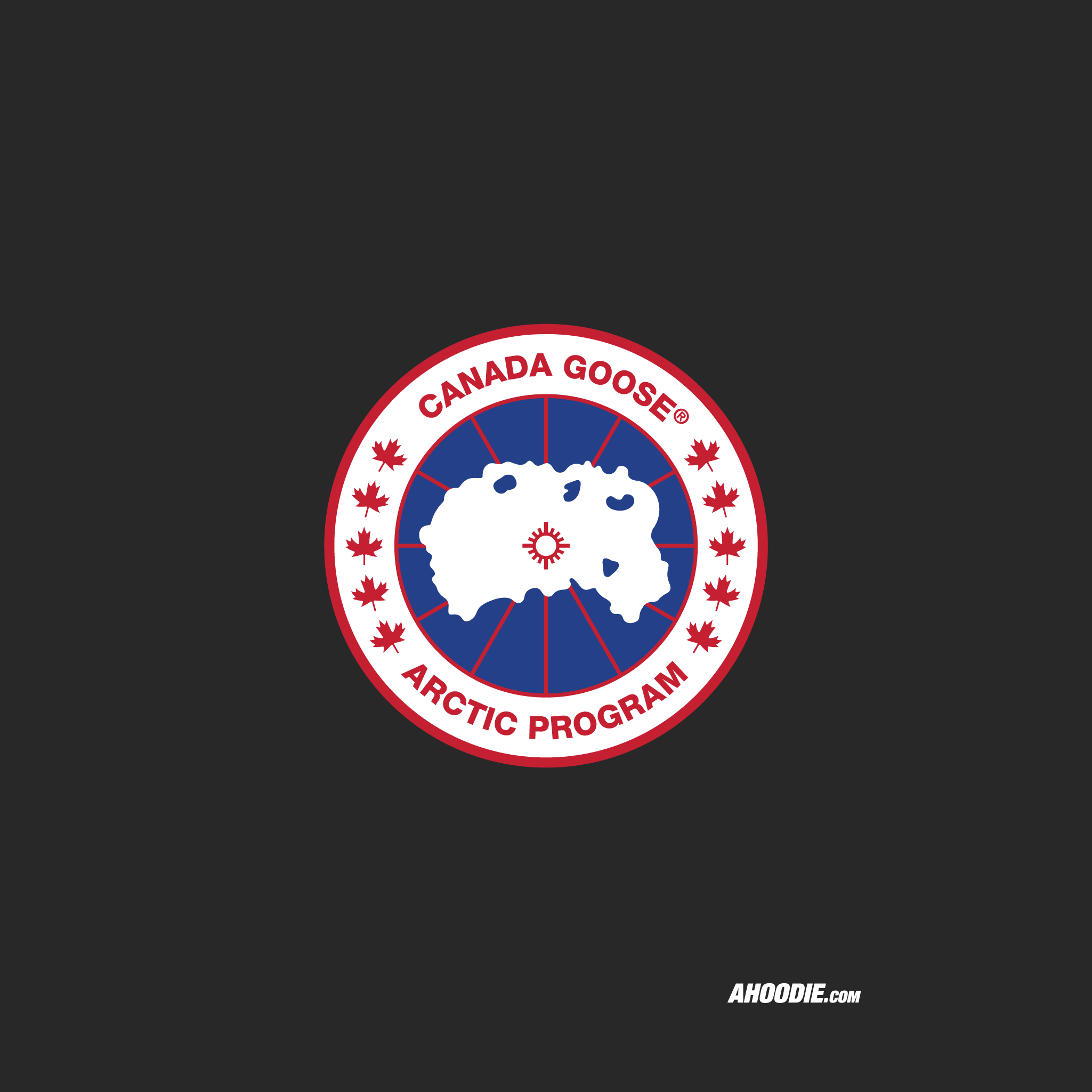 Canada Goose Logo Wallpaper In Charcoal - Canada Goose Logo T Shirt - HD Wallpaper 