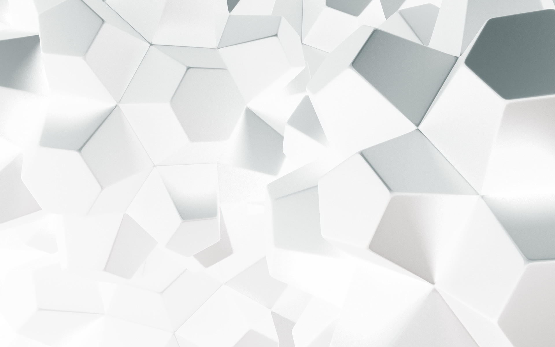 White Flat Geometric Background - HD Wallpaper 