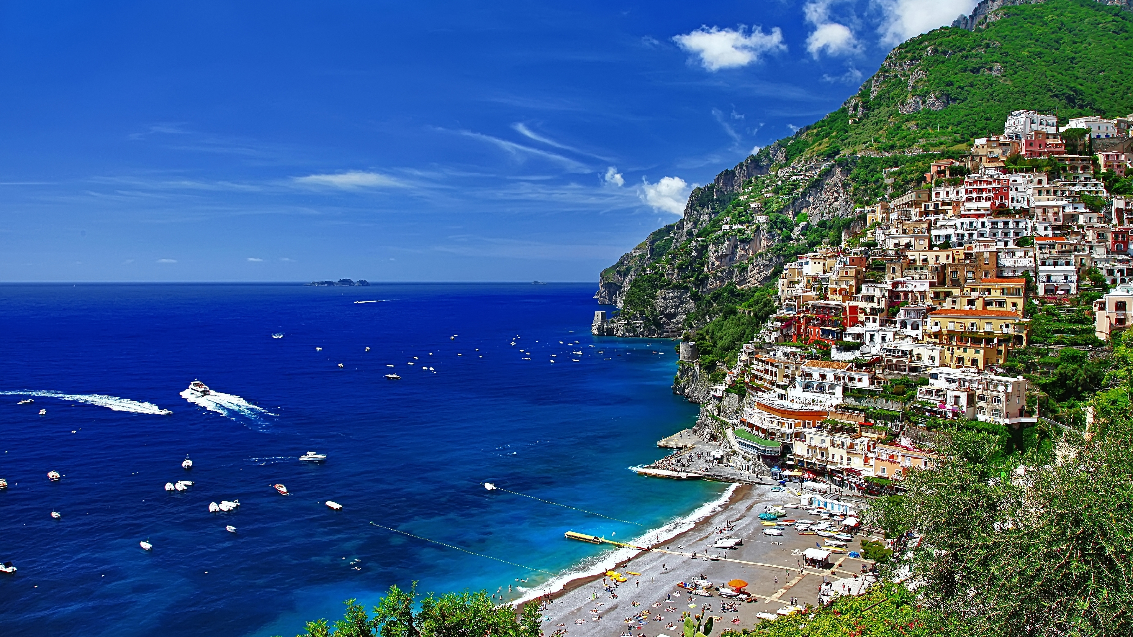 Amalfi Coast Italy - HD Wallpaper 