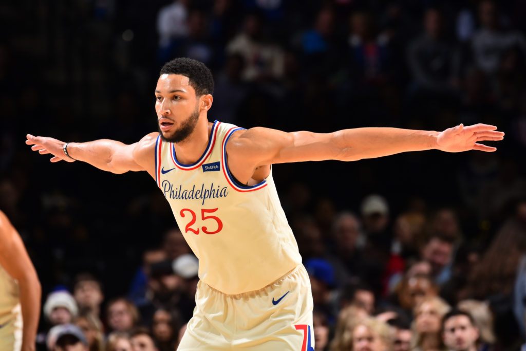 Ben Simmons 76ers 2019 - HD Wallpaper 