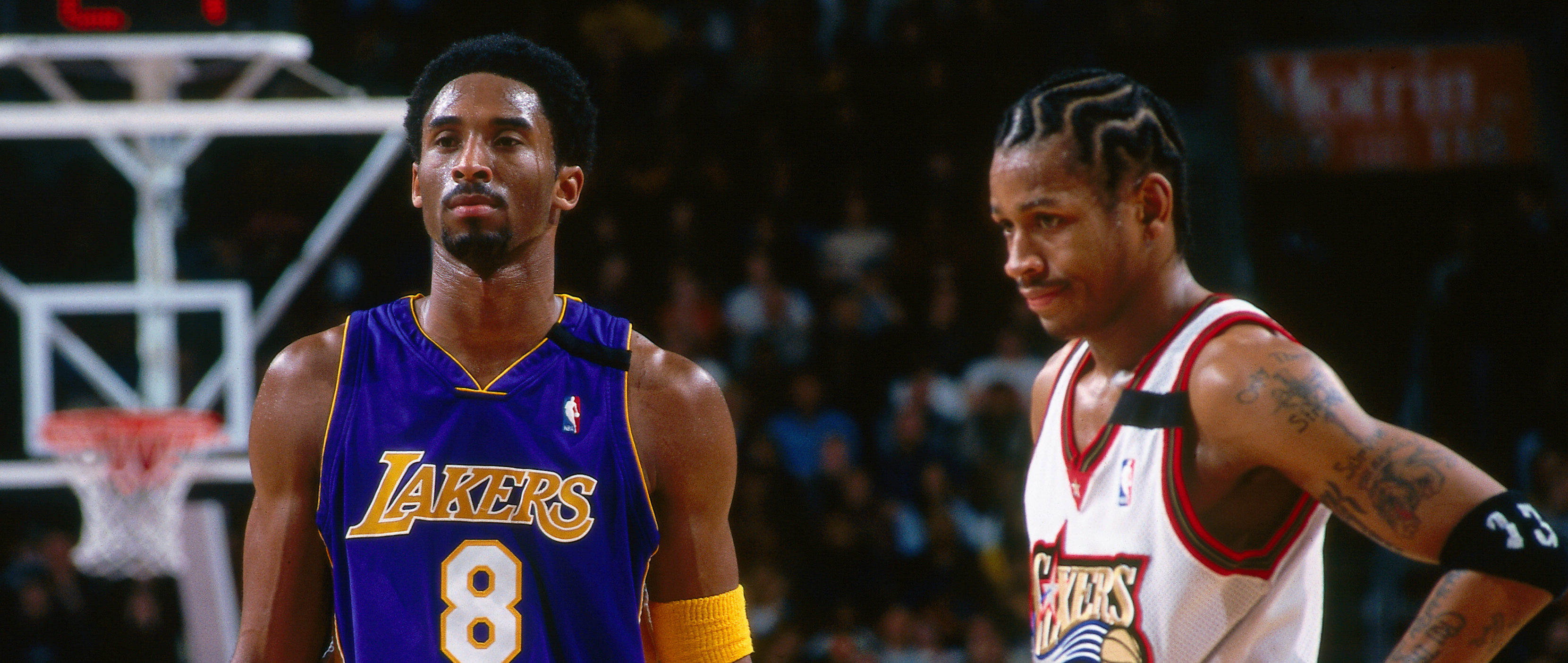 Kobe Bryant Allen Iverson - HD Wallpaper 