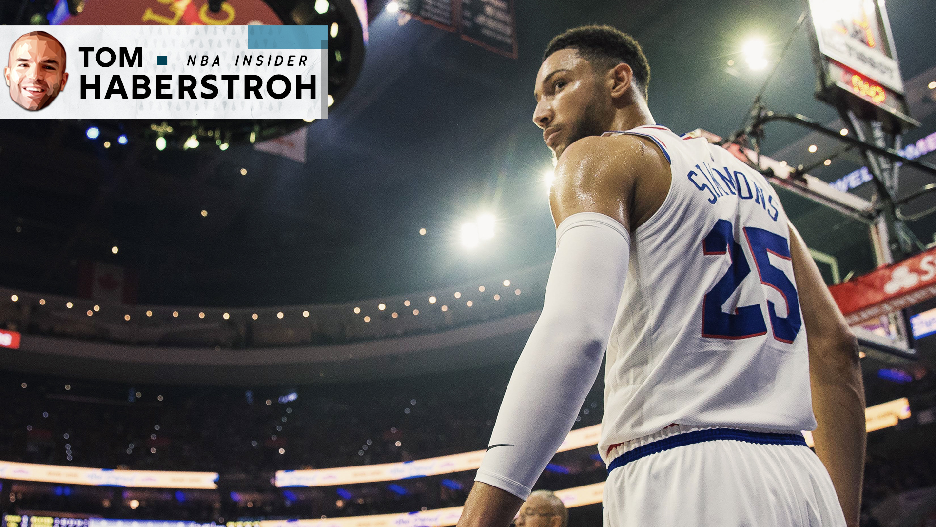 Haberstroh Article 061719 Simmons2 Tag - Ben Simmons Sixers 2019 Playoffs - HD Wallpaper 