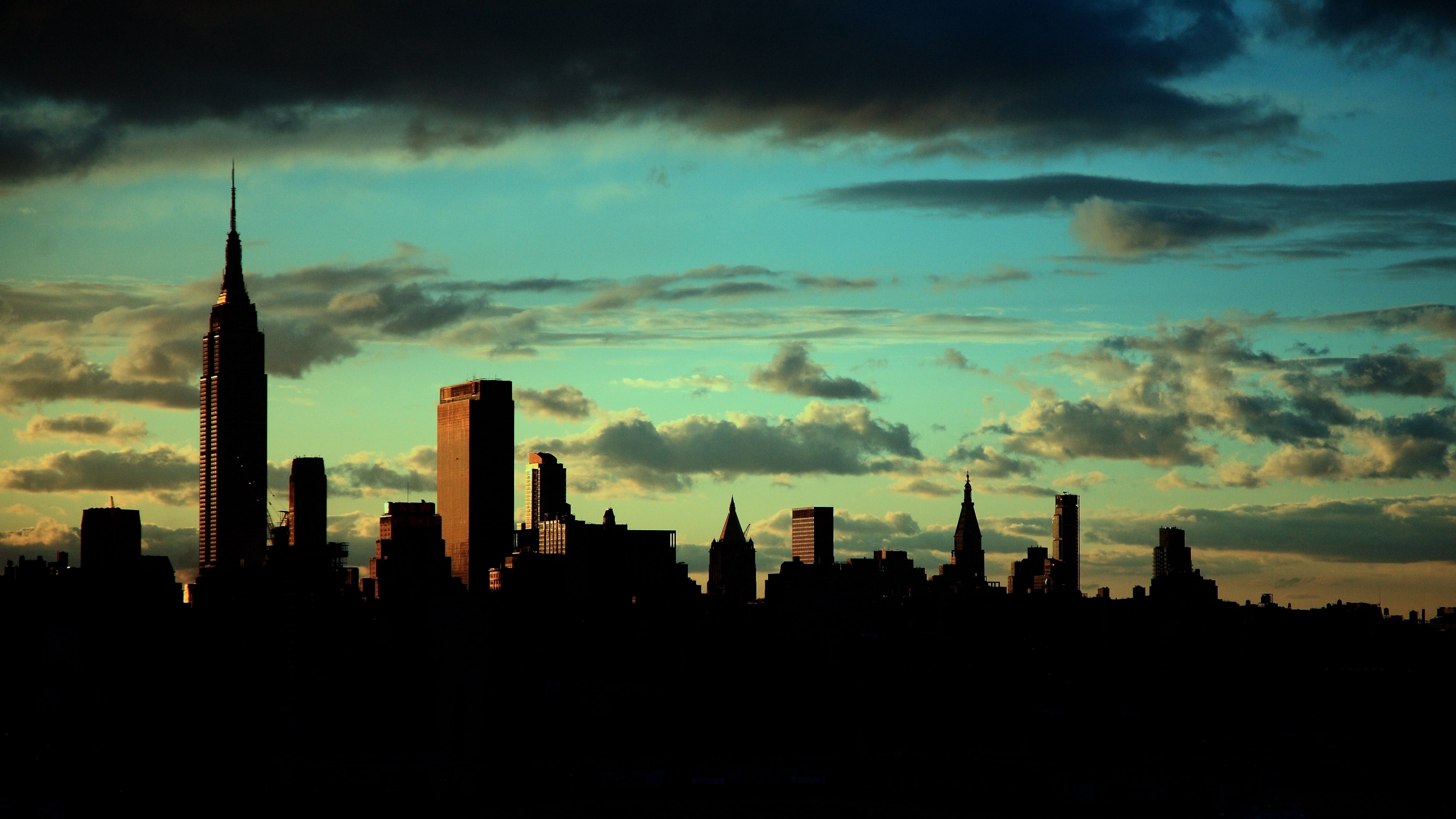 Wallpaper New York, Empire State Building, Manhattan - 4k Empire State Building Backgrounds - HD Wallpaper 