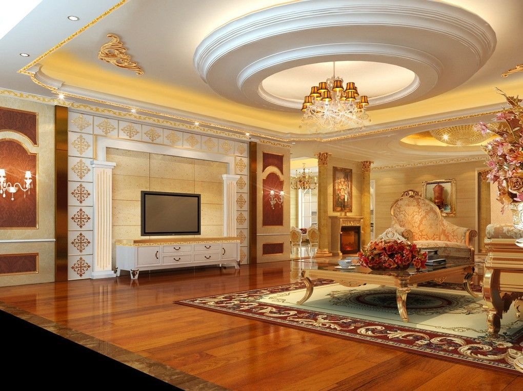 Luxury Living Room Wallpaper Hd - HD Wallpaper 