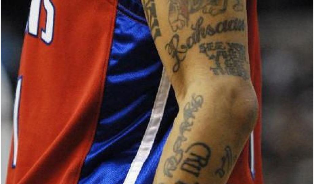 Allen Iverson Tattoos Left Arm - 1024x600 Wallpaper Allen Iverson Tattoos Left Arm - 1024x600 Wallpaper