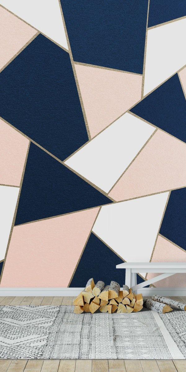 Navy And Blush Decor - HD Wallpaper 