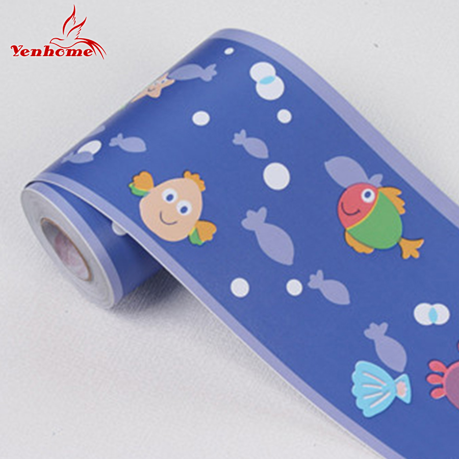 10m/lot Cartoon Pvc Self Adhesive Wallpaper Border - Bordi Adesivi Cameretta Cm 10 - HD Wallpaper 