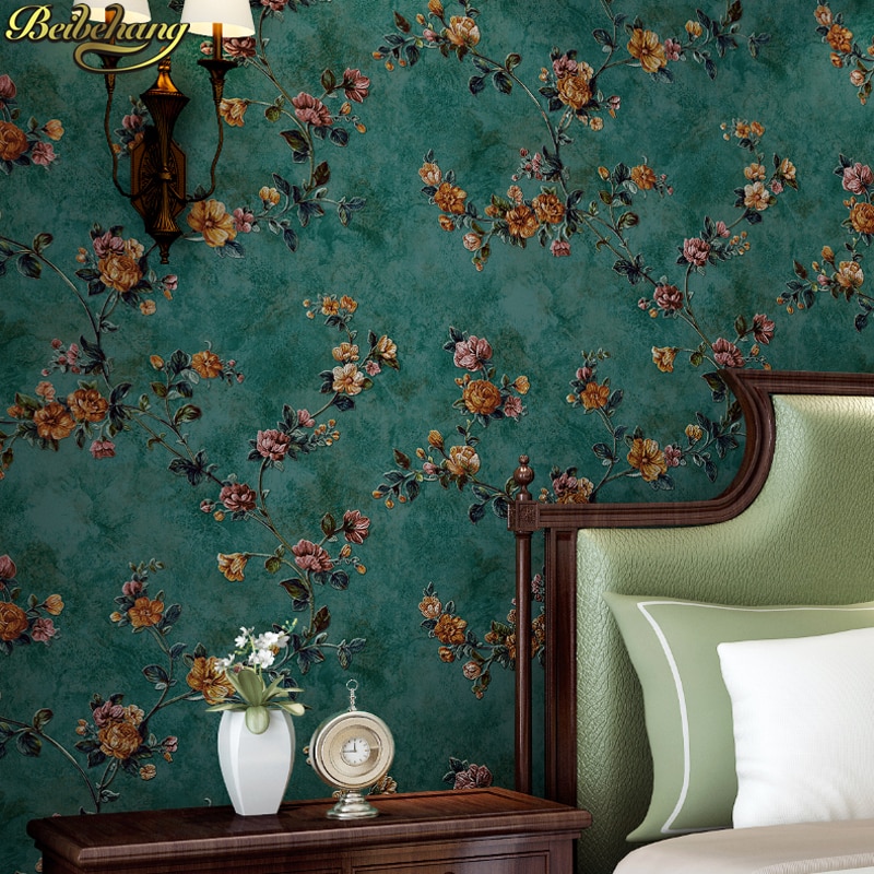 Green Wallpaper Bedroom - HD Wallpaper 