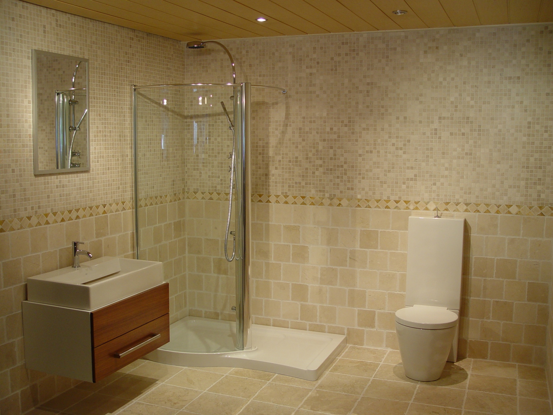 Bath Room Tiles Designs - HD Wallpaper 