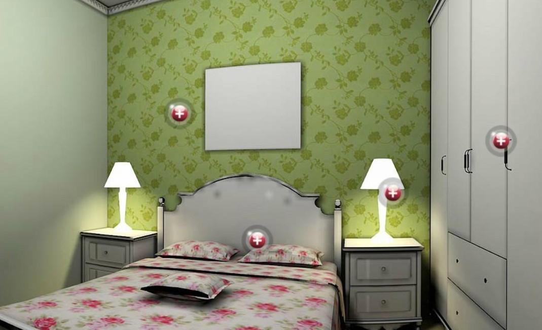 Green Bedroom Wallpaper Ideas - HD Wallpaper 