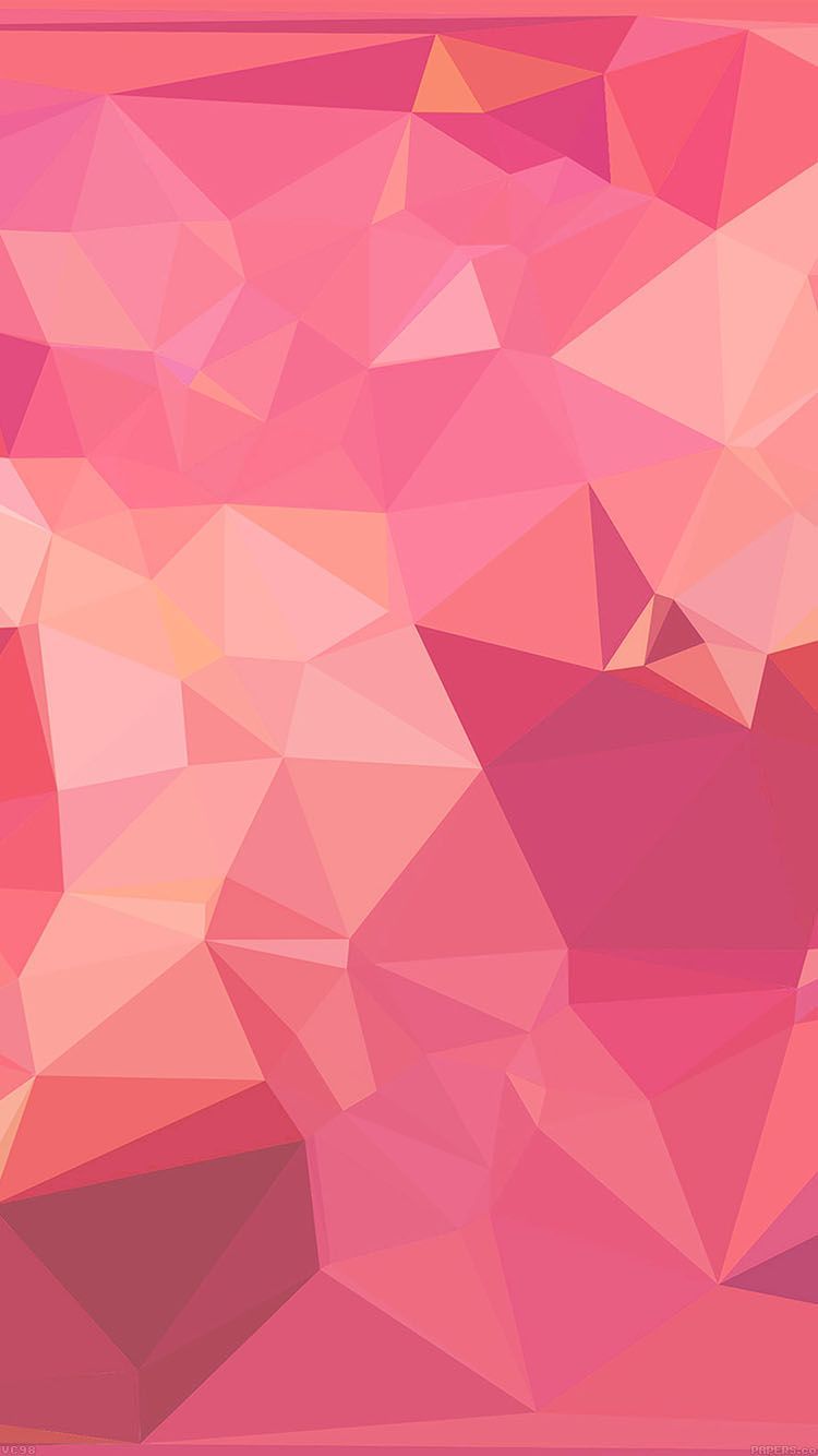 Orange And Pink Geometric - HD Wallpaper 