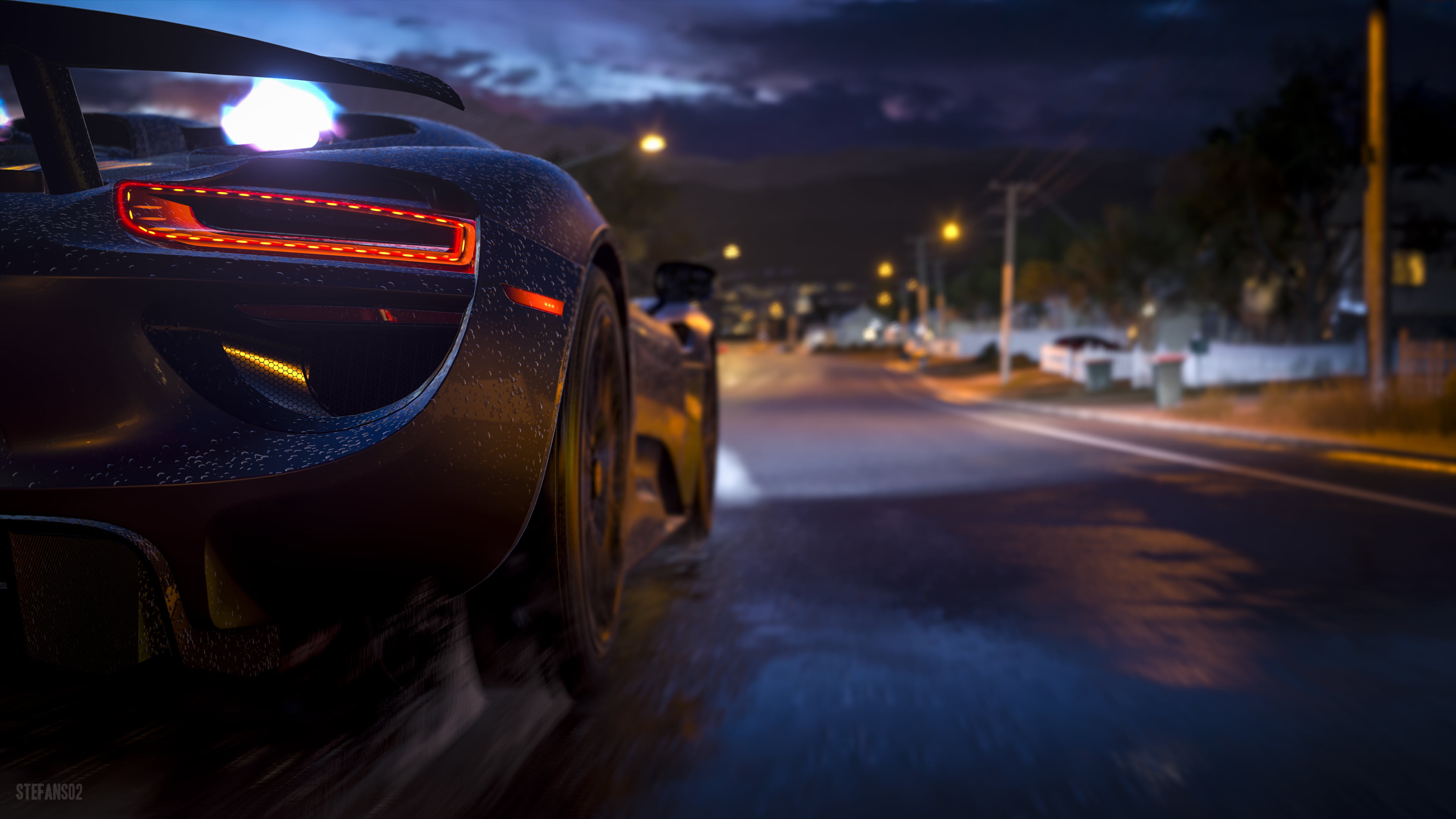 Forza Horizon 3 Night Time - HD Wallpaper 