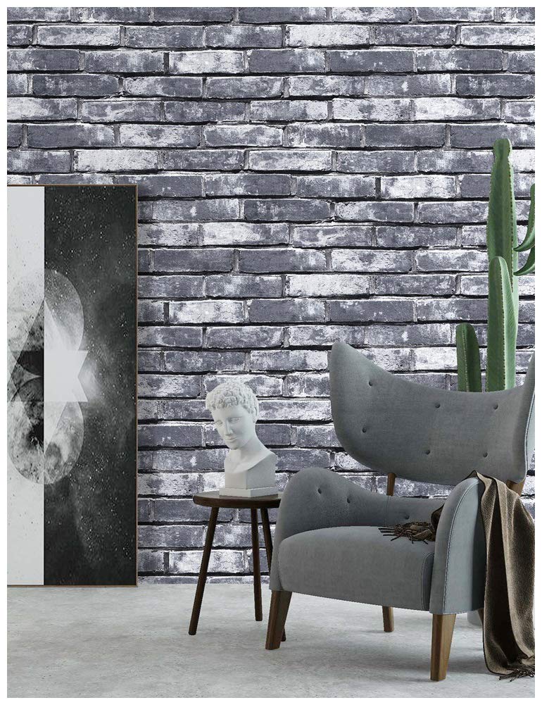 Papel Tapiz De Ladrillos Blanco Y Negro - HD Wallpaper 