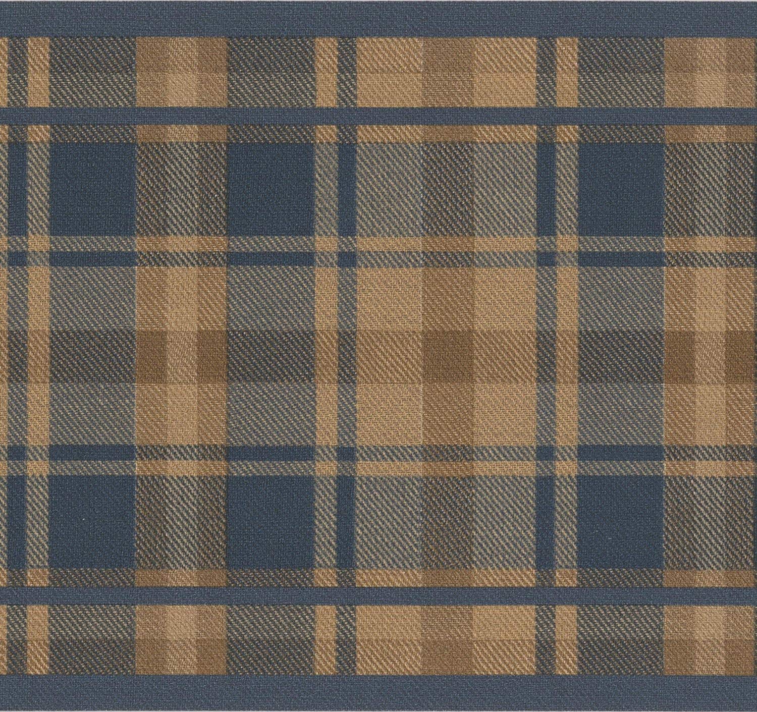 Brown And Blue Plaid - HD Wallpaper 