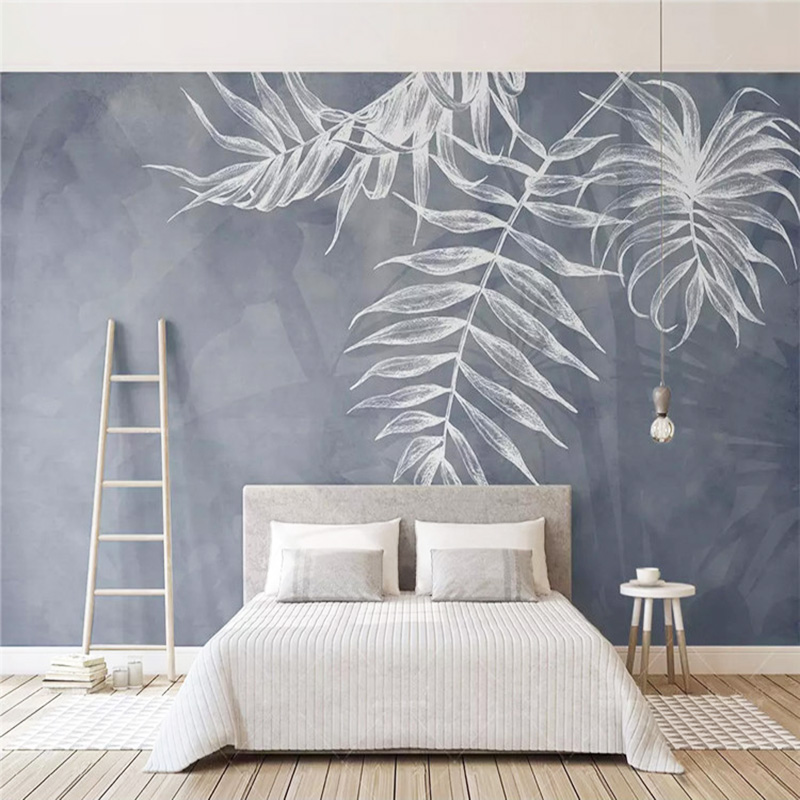Navy Blue Wallpaper Bedroom - HD Wallpaper 