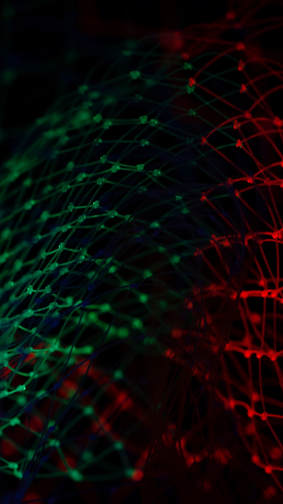 Wallpaper Grid, Plexus, Green, Red - Red And Green Iphone - HD Wallpaper 