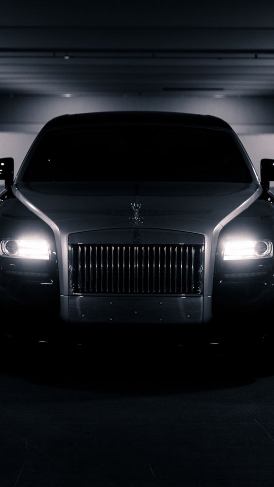 Rolls Royce Black Luxury Wallpaper - Black Rolls Royce Logo - HD Wallpaper 