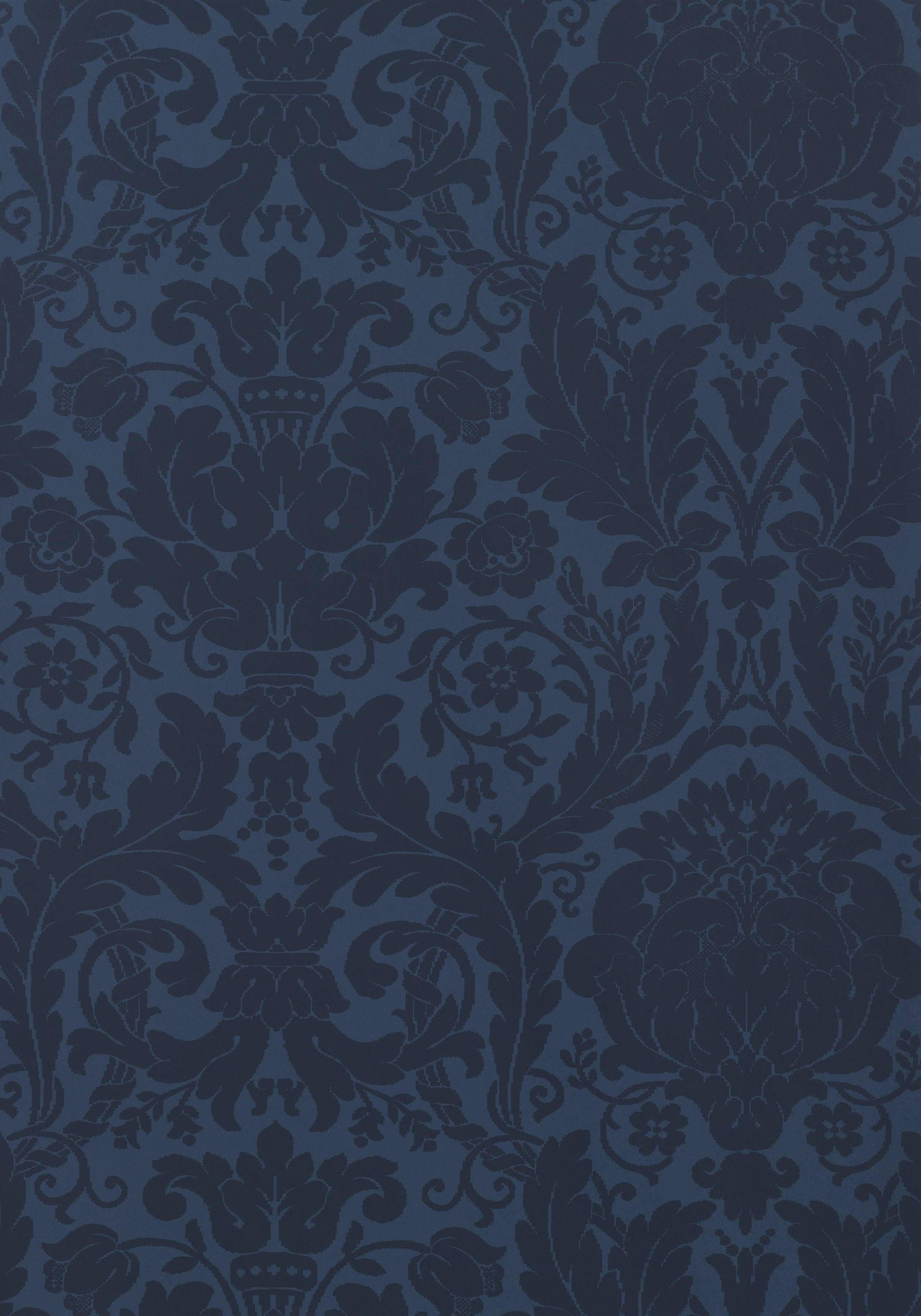 Navy Damask 2520x3600 Wallpaper teahub.io