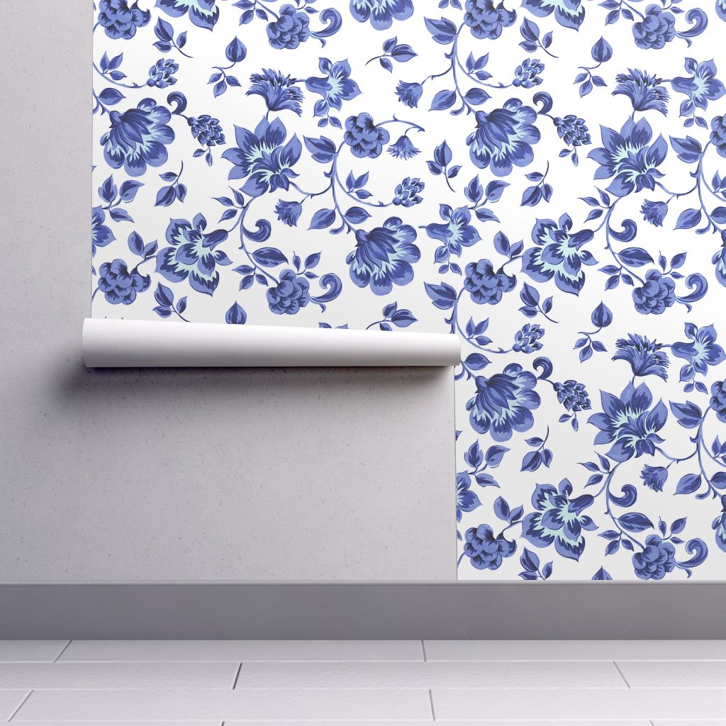 Fleurs De Provence Pattern - HD Wallpaper 
