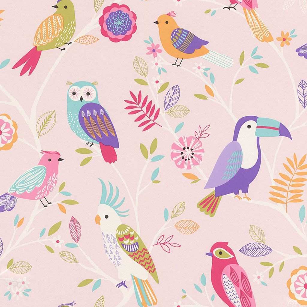 Jungle Print Wallpaper For Walls Beautiful Girls Chic - Madaras Tapéta - HD Wallpaper 