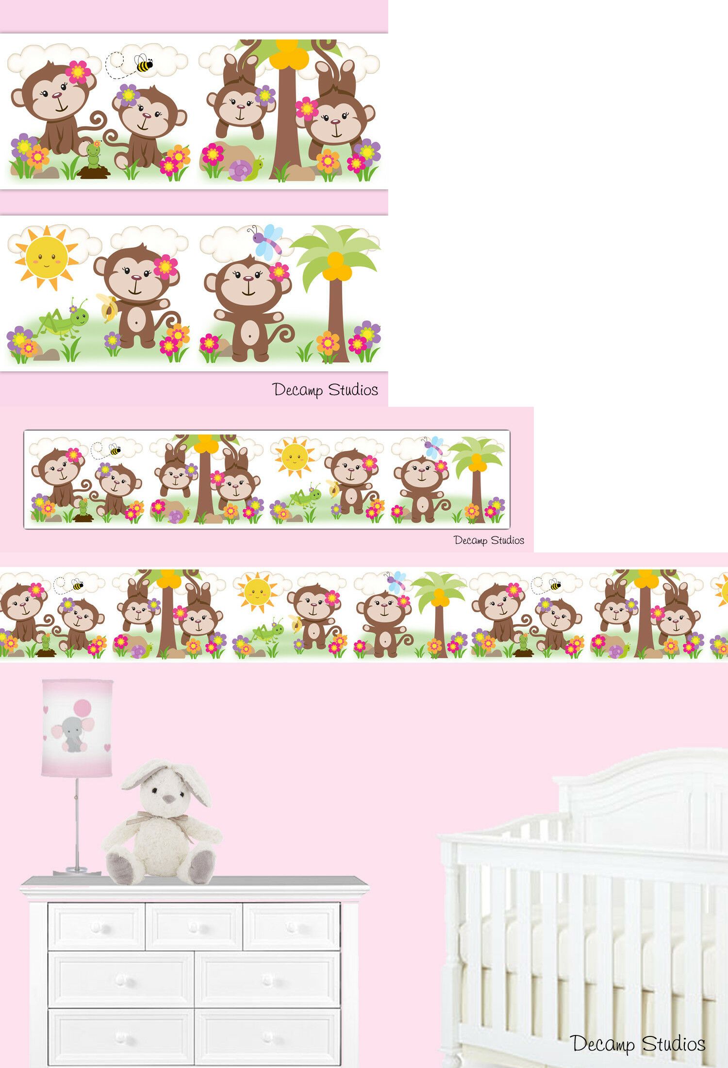 Baby Girl Monkey Clip Art - HD Wallpaper 