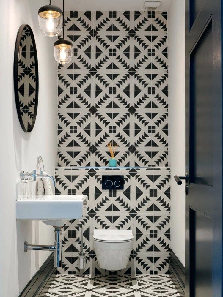 Wall Designs For Bathrooms Wallpaper Designs For Small - Small Bathroom Design Bathroom Tiles - HD Wallpaper 