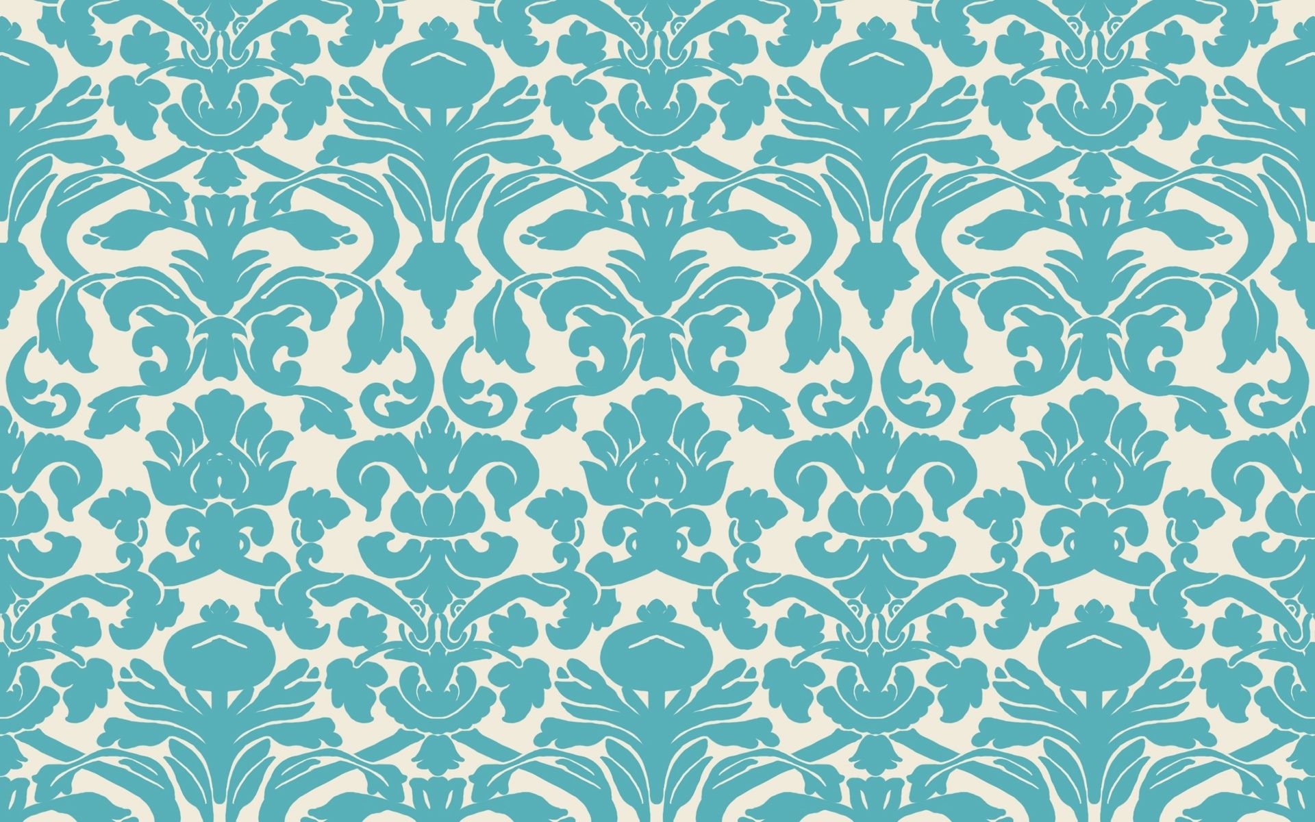 Damasco Azul - HD Wallpaper 