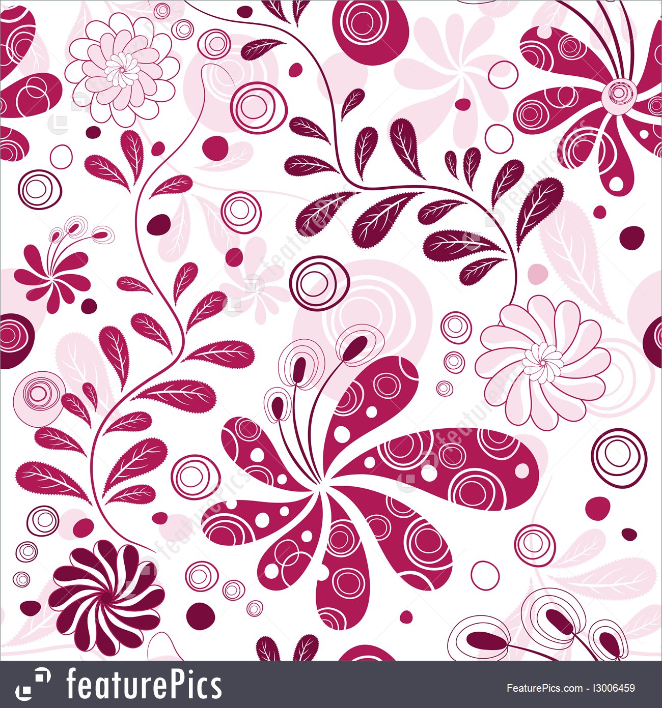 White And Purple Effortless Floral Wallpaper With Flowers - White And Pink Abstract Floral - HD Wallpaper 