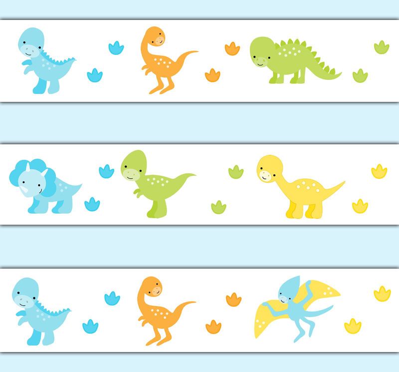Border Baby Dinosaur Border - HD Wallpaper 