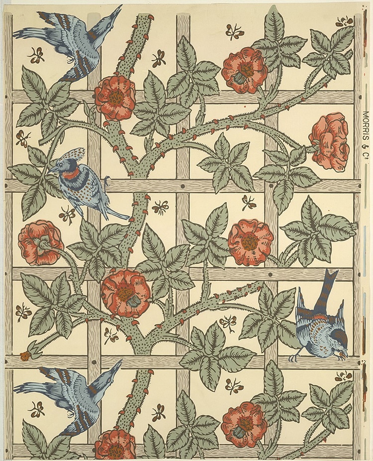 William Morris Trellis - HD Wallpaper 