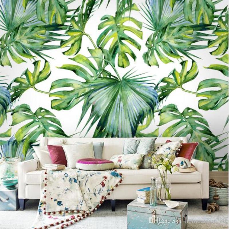 Bedroom Ideas Green Leaves - HD Wallpaper 