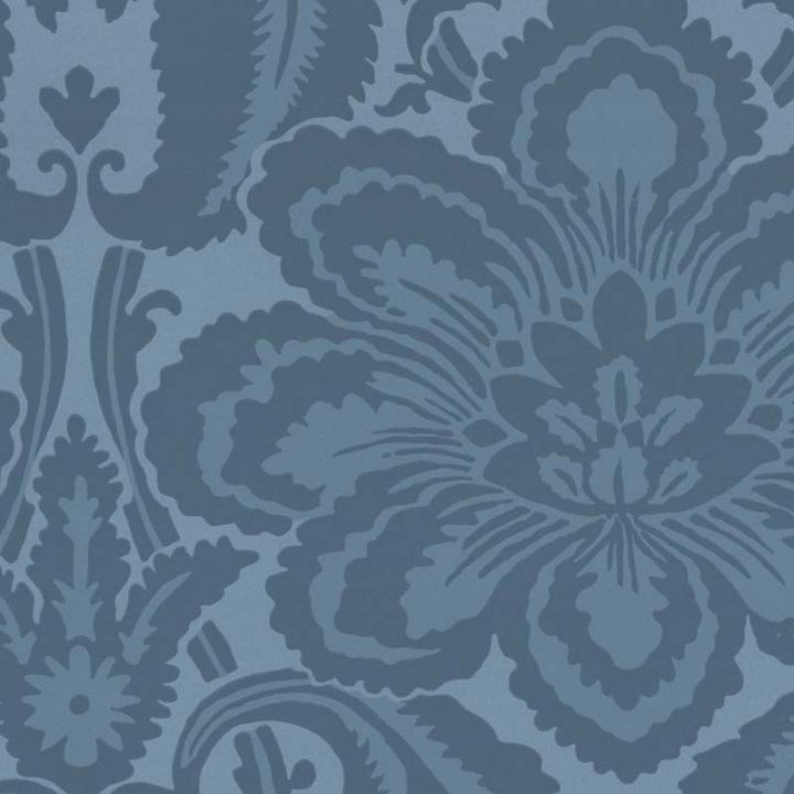 Damask Wallpaper Blue Uk - HD Wallpaper 