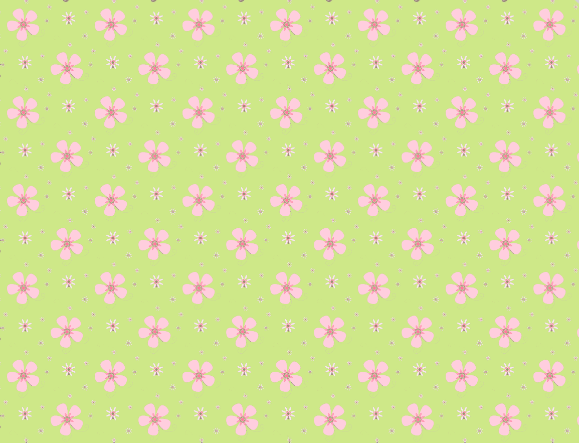 Pink And Green Floral Wallpaper - Flower - HD Wallpaper 