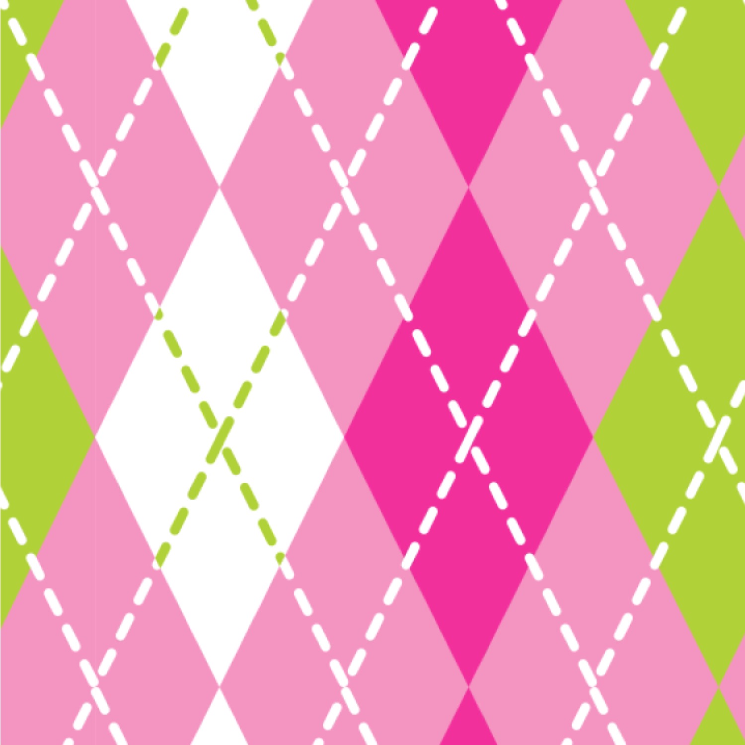 Pink And Green Argyle - HD Wallpaper 