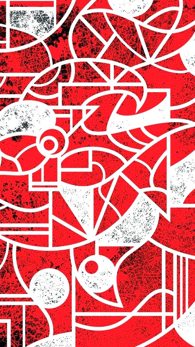 Pattern White Red Hd - HD Wallpaper 