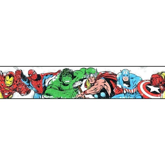 Cool Wall Borders Kids Wallpaper Border Kids Iii Marvel - Marvel Border - HD Wallpaper 