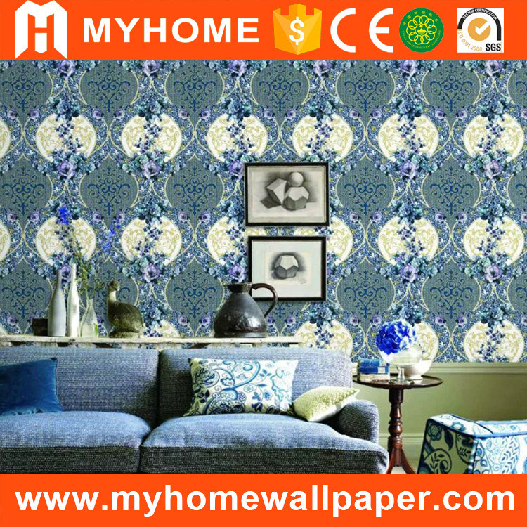 Cheap Price Wall Paper Damask Designer Home Wallpaper - Wall Flower Design Price - HD Wallpaper 