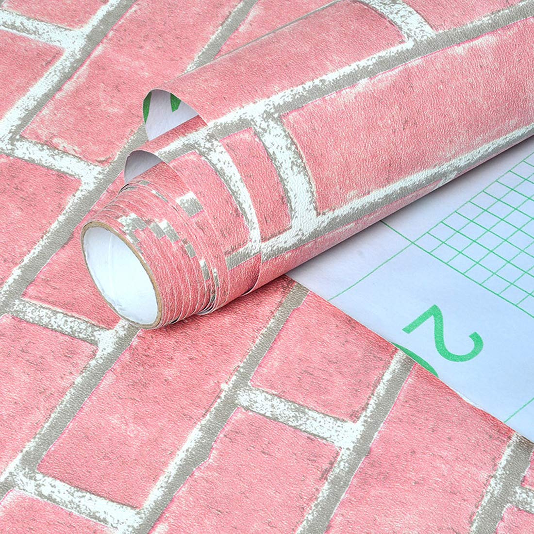 Contact Paper Pink Brick - HD Wallpaper 