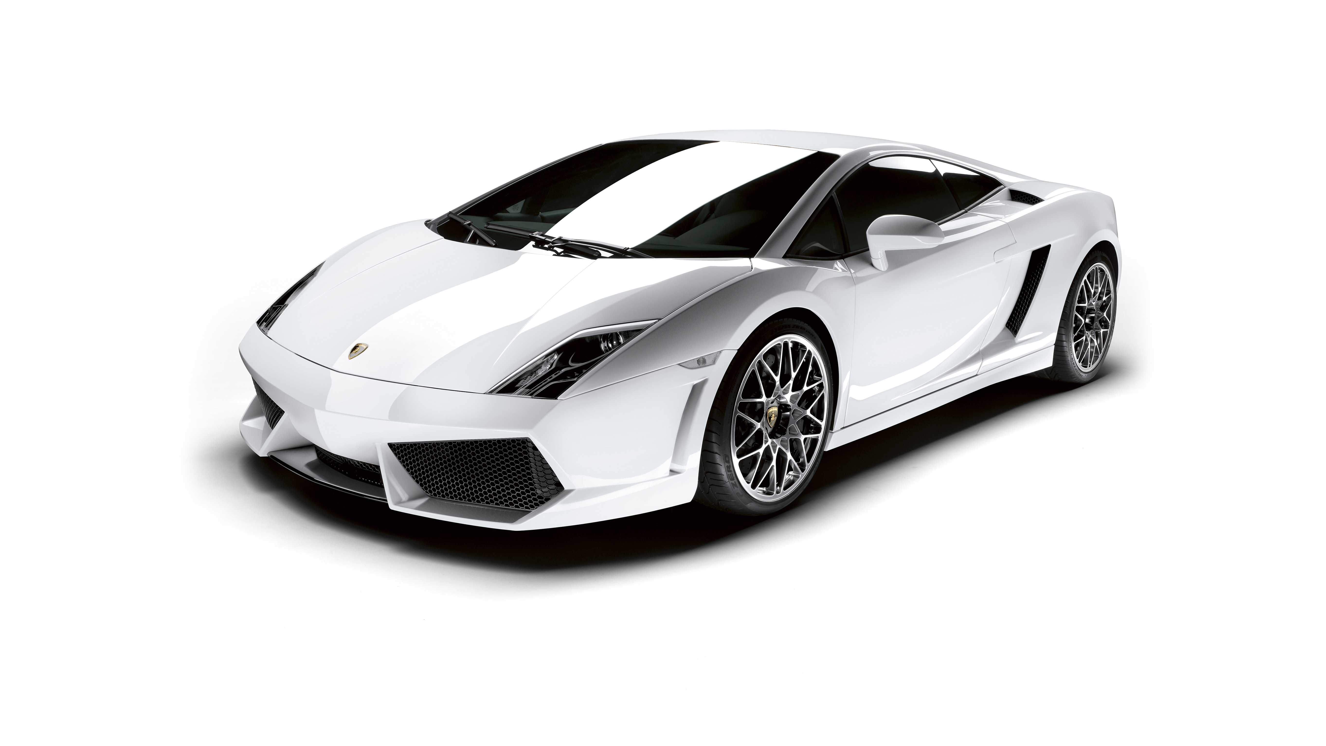Lamborghini Gallardo White Background - HD Wallpaper 