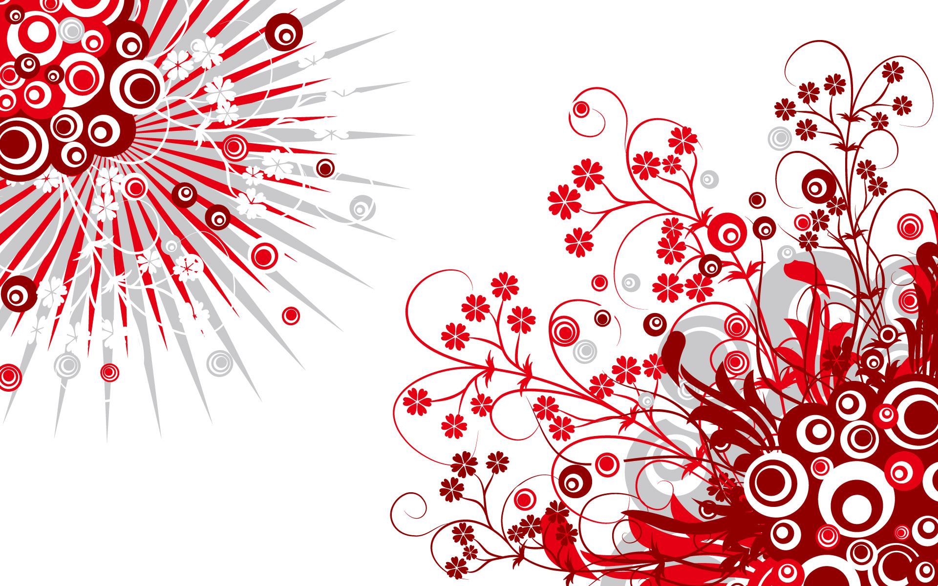Abstract In Red And White Vectoriales Hd Taringa 738648 - Background Vector Red White - HD Wallpaper 