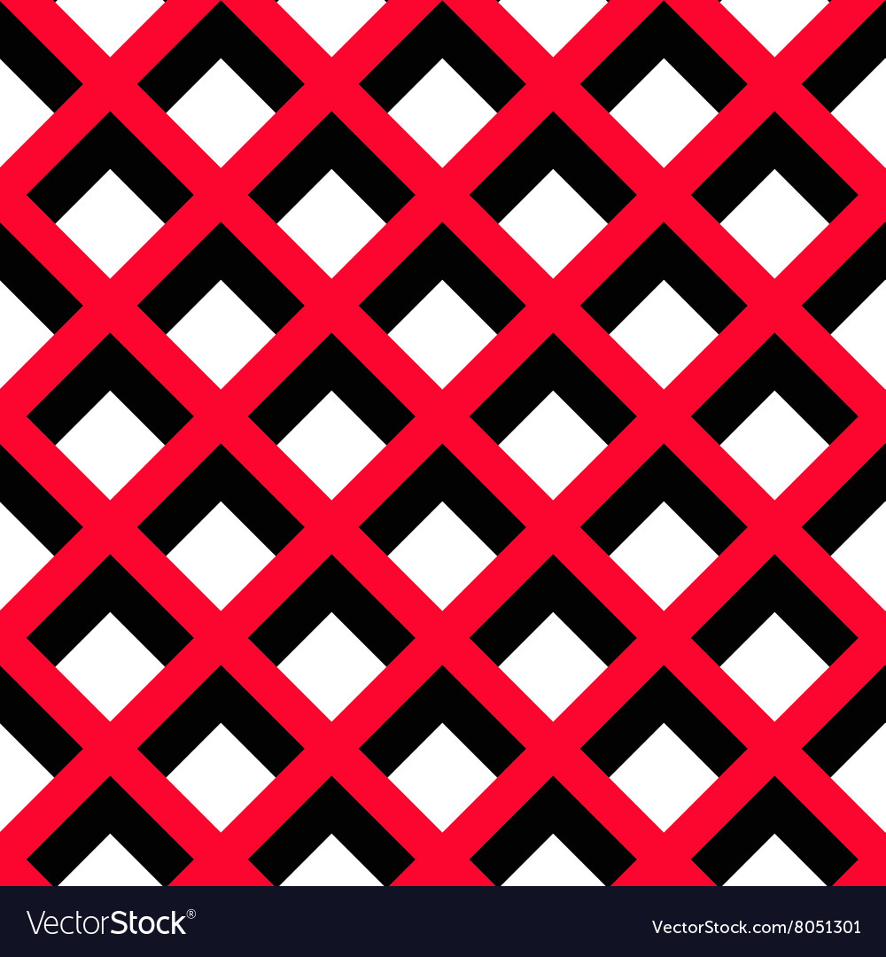 Red Black And White Geometric - HD Wallpaper 