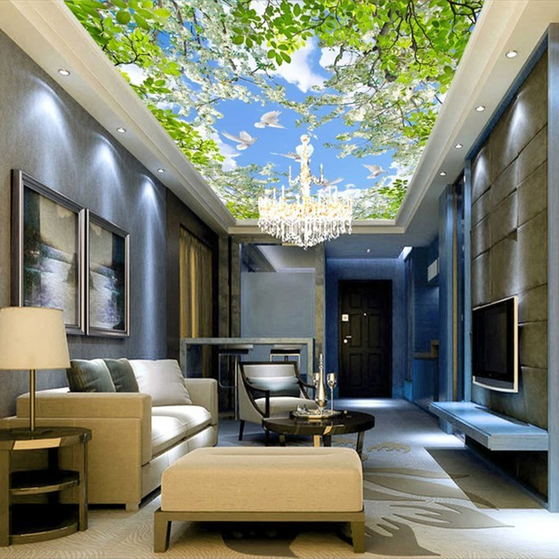 3d Ceiling Design For Bedroom - HD Wallpaper 