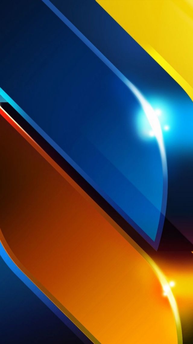4k, 3d, Blue, Yellow, Abstract - Vector Design Images Hd - HD Wallpaper 
