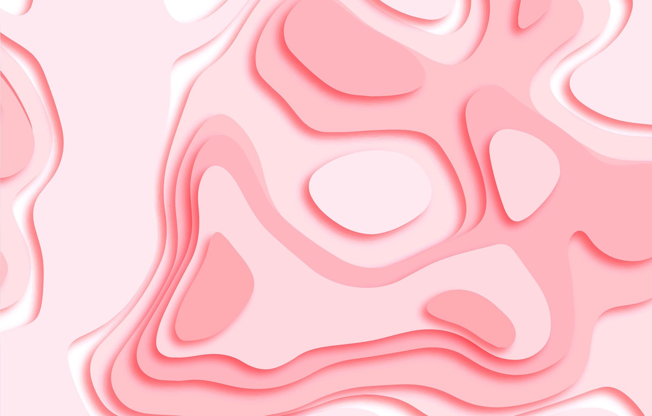 Photo Wallpaper White, Abstraction, Pink, Geometry, - HD Wallpaper 