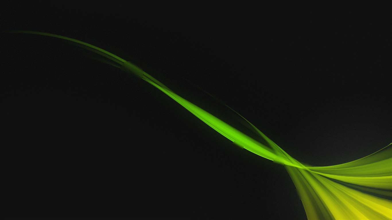 Green Black Wave-abstract Art Design Wallpaper2012 - Black And Green Abstract - HD Wallpaper 