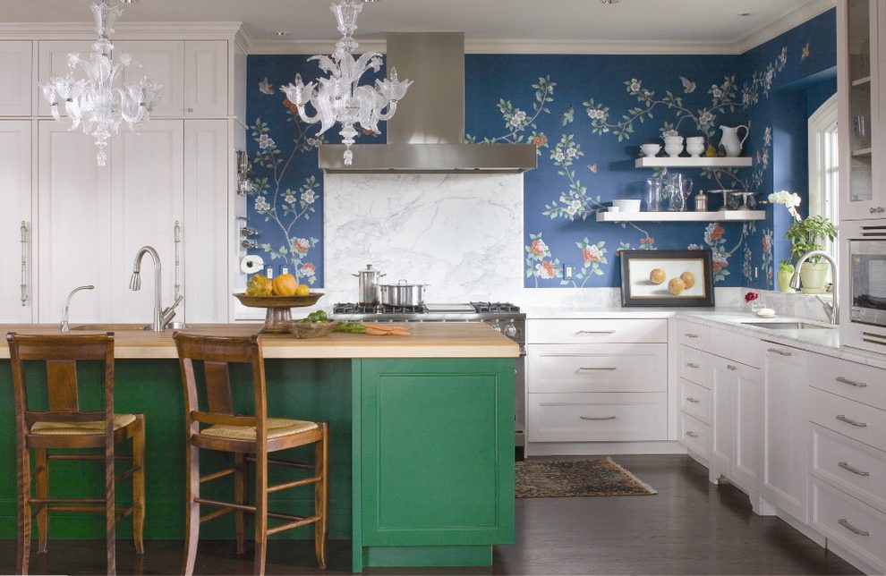 Denver Contemporary Wallpaper Designs With Kitchen - Modern Wallpaper In  Kitchen - 990x644 Wallpaper 