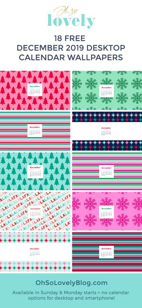 Free December Wallpaper Calendars Festive And Colorful - Motif - HD Wallpaper 